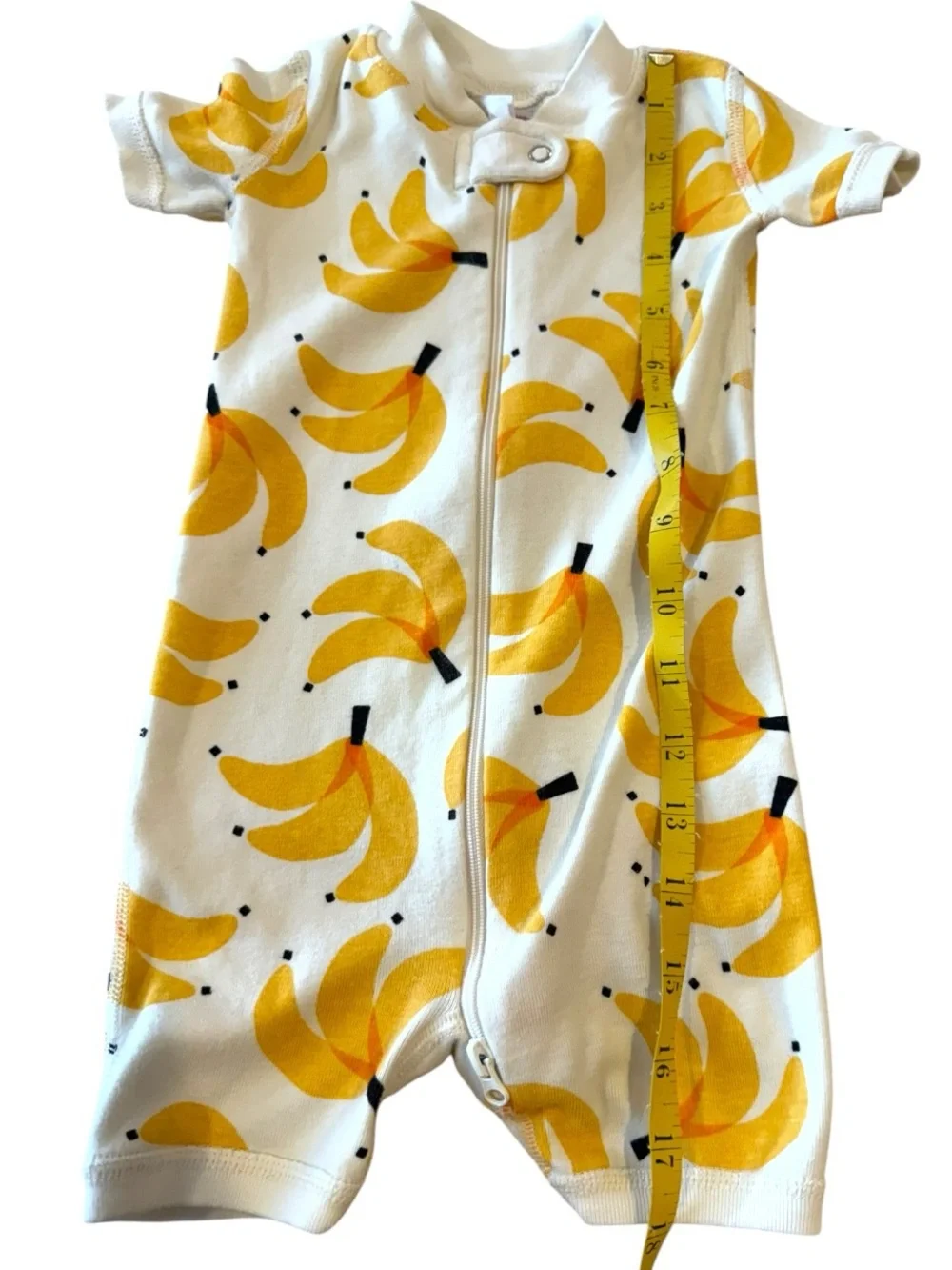 Hanna Andersson Unisex Shortie Zip Summer Pajama Bundle of 4 6-12 Months
